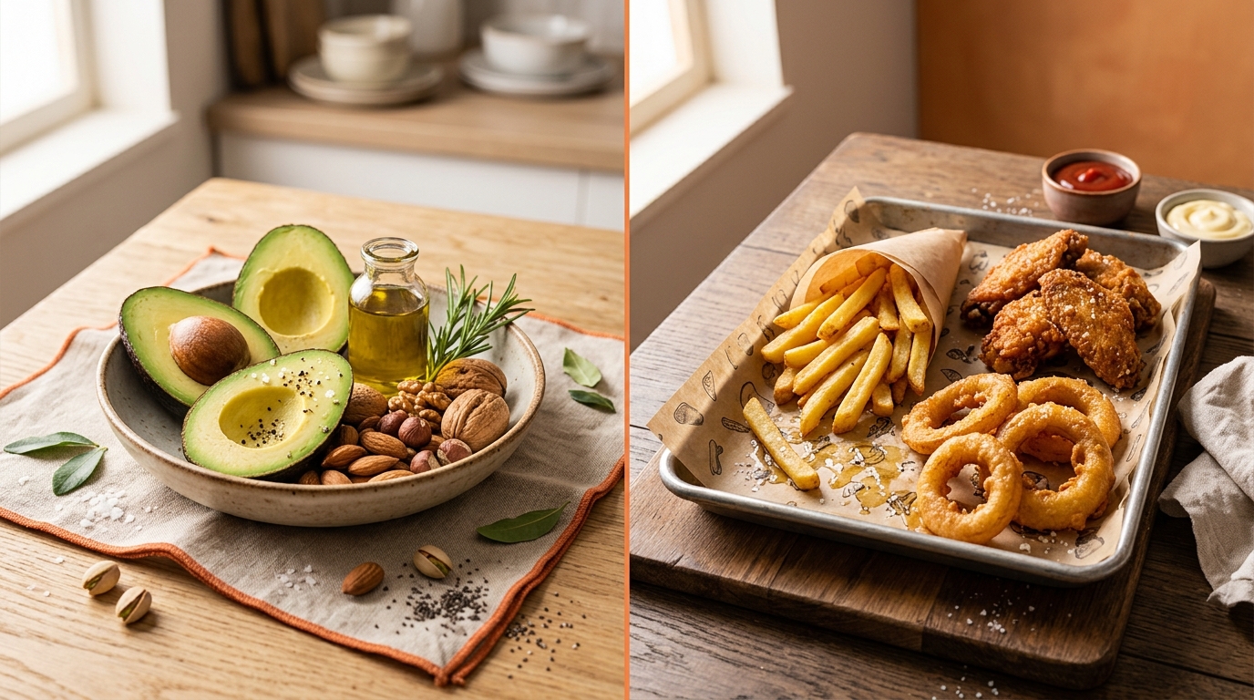 Healthy Fats vs Bad Fats: A Visual Guide