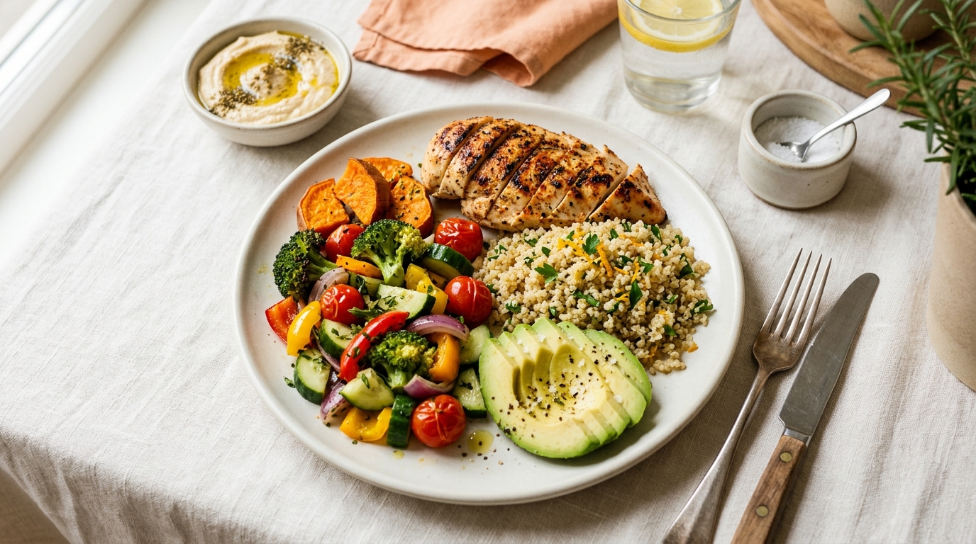 Master the 50/25/25 Rule for a Perfect Lunch Plate
