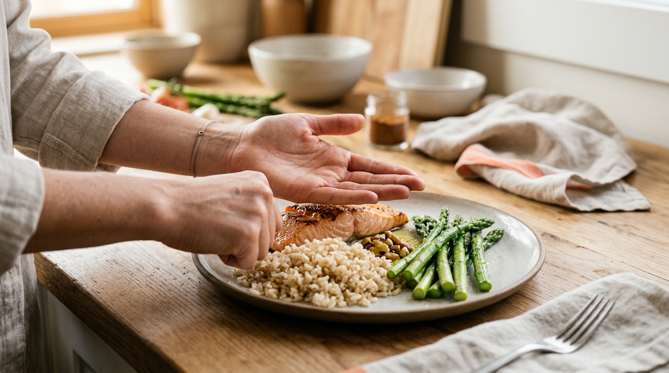 Master Portion Sizes: Palm, Fist, Thumb Guide