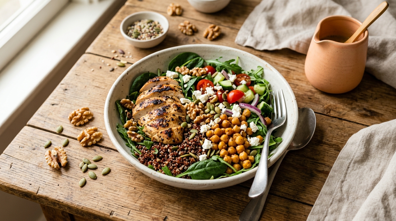 High-Protein Salad Recipes That Satisfy for Hours