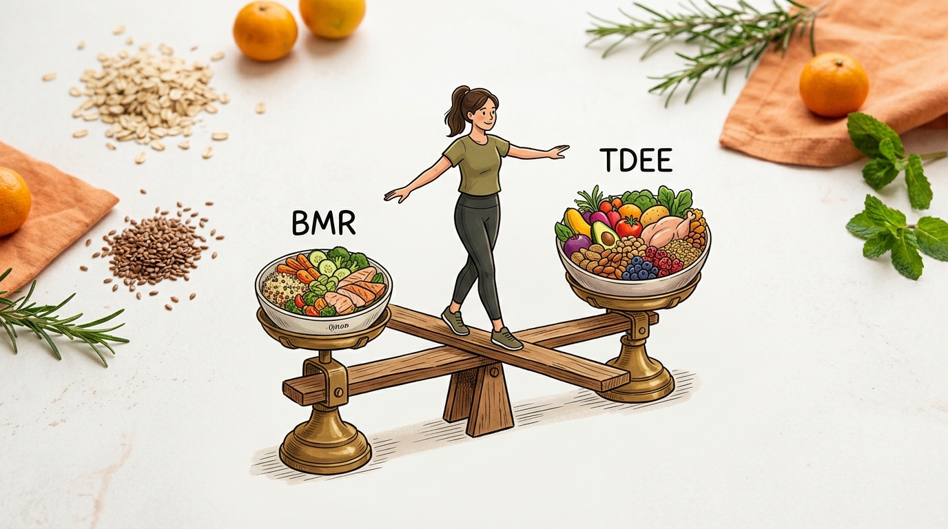 الفرق بين TDEE و BMR — أيهما تحسب لهدفك؟